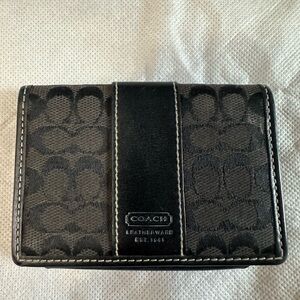 Coach Black Leatherware Wallet